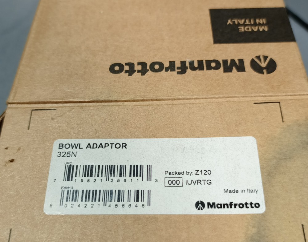 Manfrotto Bowl Adapter 325N
