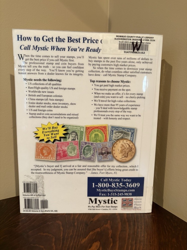 Scott Standard Postage Stamp Catalogue Price Guide 2022 Vol 6B (Thai-Z)