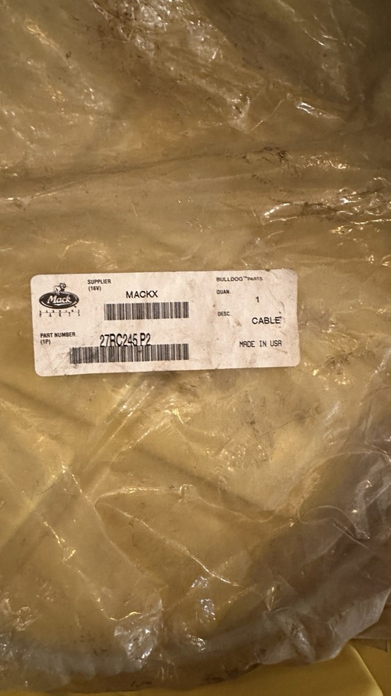 Mack 27RC245P2 Cable NOS OEM