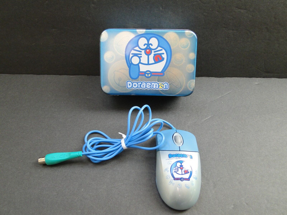 Vintage 2002 Doraemon PS/2 Mouse *TESTED