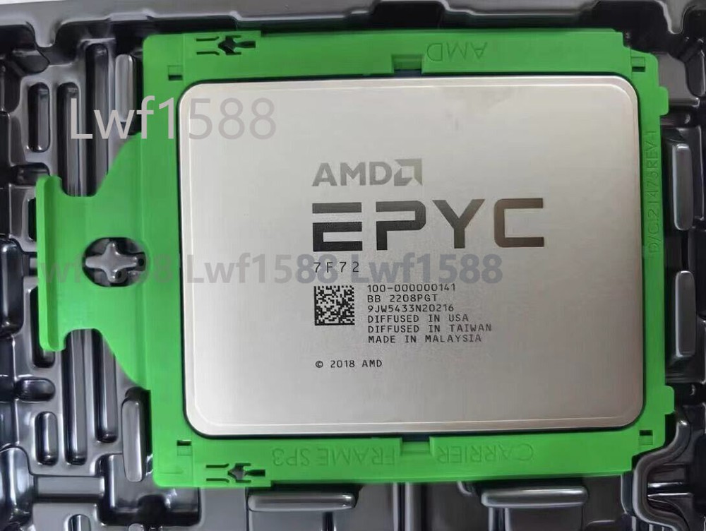 AMD epyc 7f72 CPU Processor 3.2GHz 24 core 48 thread 192MB 240W (Unlocked)