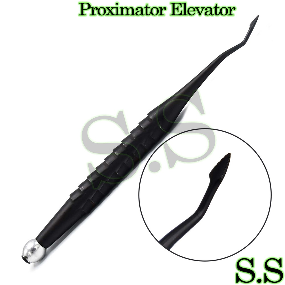 Distally Angled Sharpened Proximator Elevator Dental Instruments DN-2194