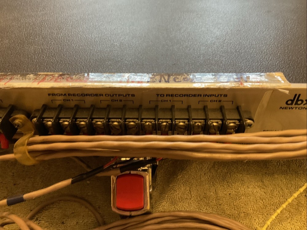 DBX180 Tape Recorder Type 1 Noise Reduction System Pulled From Working Studio