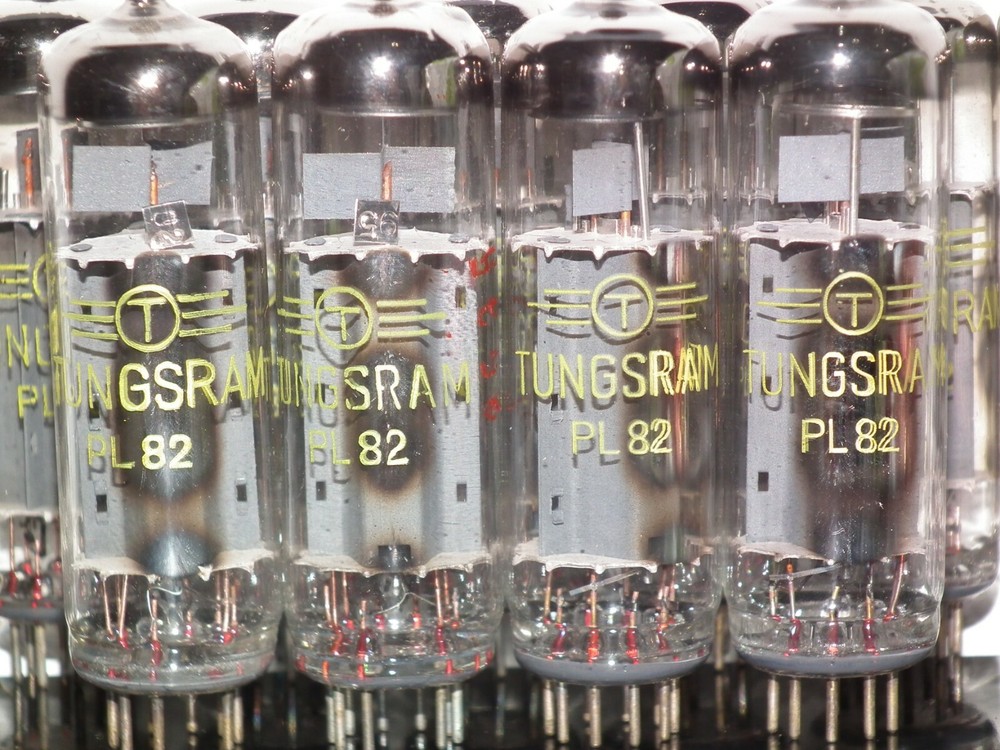 PL82 Tungsram NOS Platinum matched quad - Audio pentode