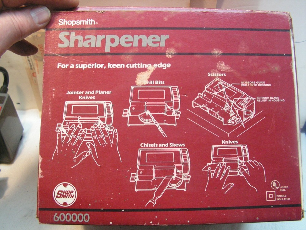 Shopsmith Knife Blade Tool Sharpener Model 600000 Vintage