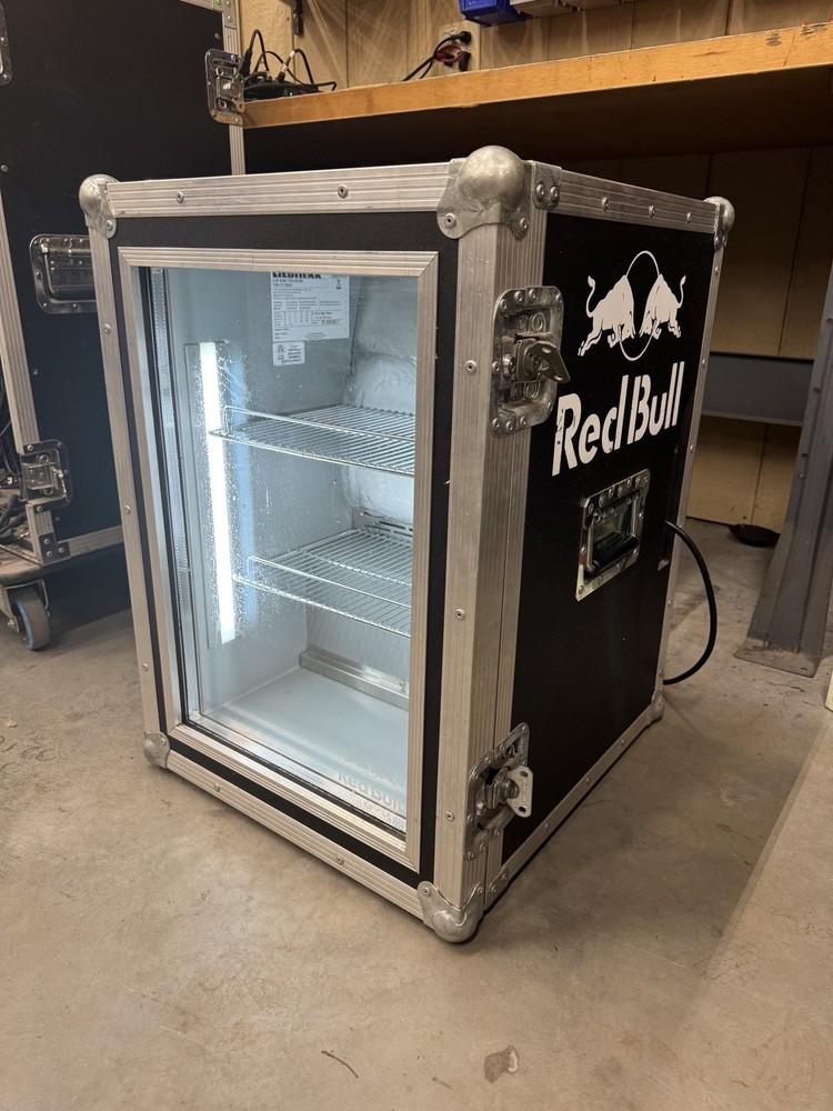 (Rare) Red Bull Flight Case Mini Fridge