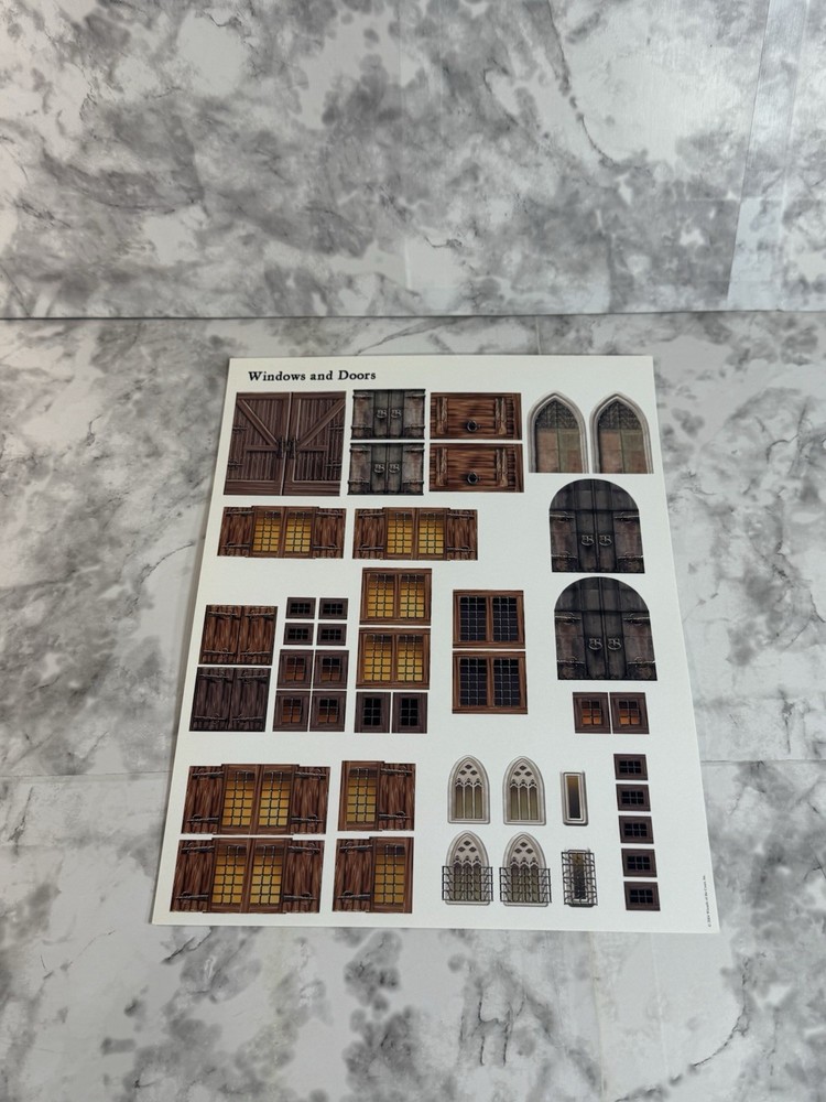 MAP FOLIO 3-D Dungeons & Dragons Adventure Module Accessory