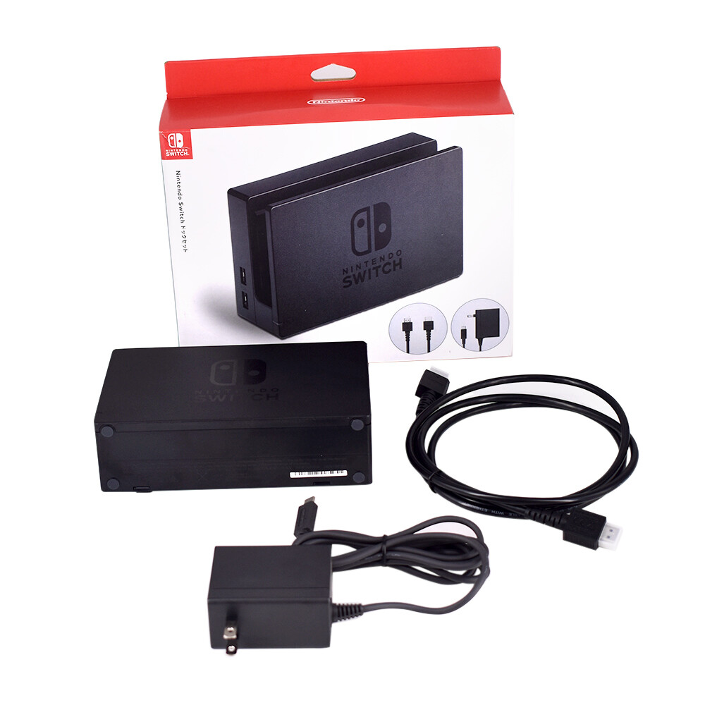 Original Nintendo Switch Charging Dock + AC Adapter Power Cable + HDMI CABLE Set