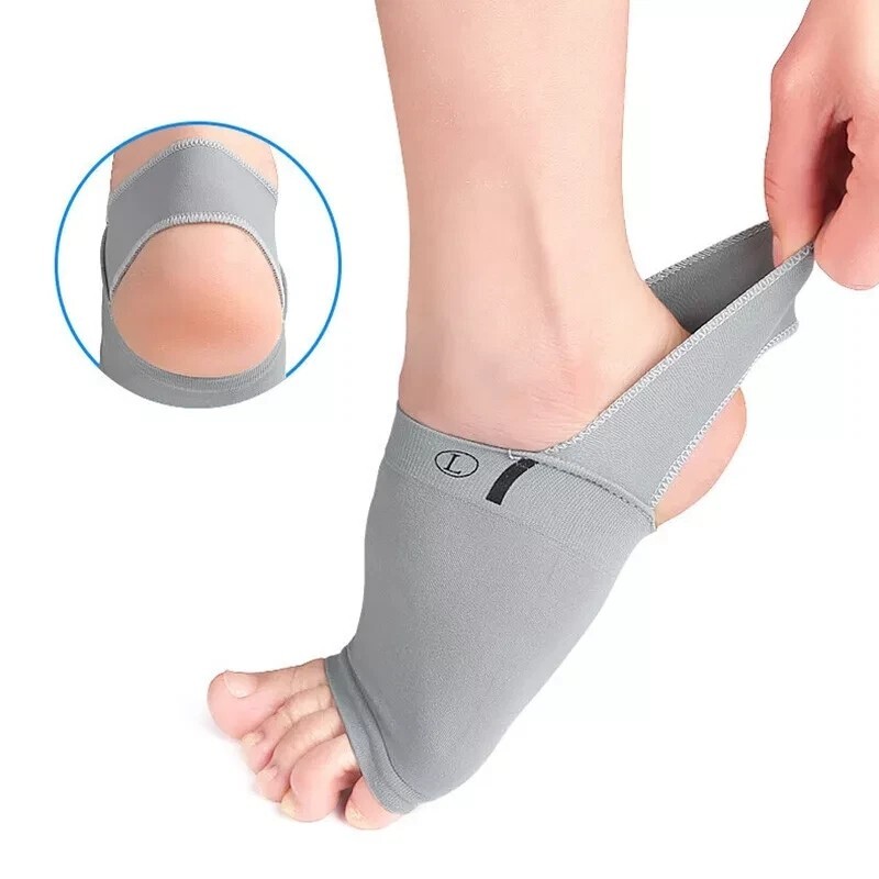 Compression Arch Support Plantar Fasciitis Gel Pad Brace Sleeve Ankle Foot Wrap