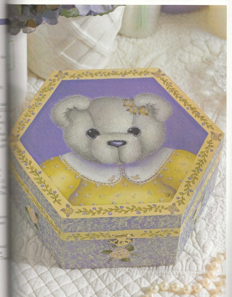 Treasured Teddies Debbie Cole Decorative Paint Pattern Book 10 Projects Bears