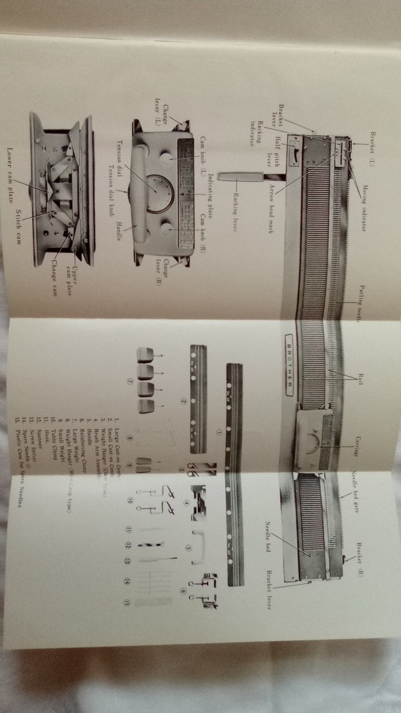 kr-551 Brother Ribber( Knitting Machine Accessory)