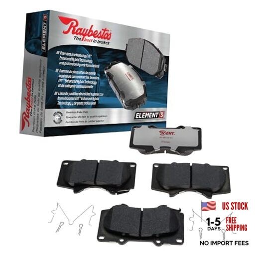 Element3 EHT RAutomotive Replacement Front Brake Pad for Selected 2013-2023