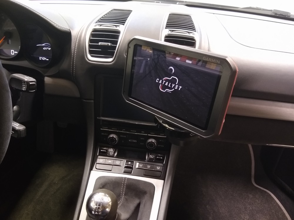 Garmin Catalyst mount for Porsche cupholder