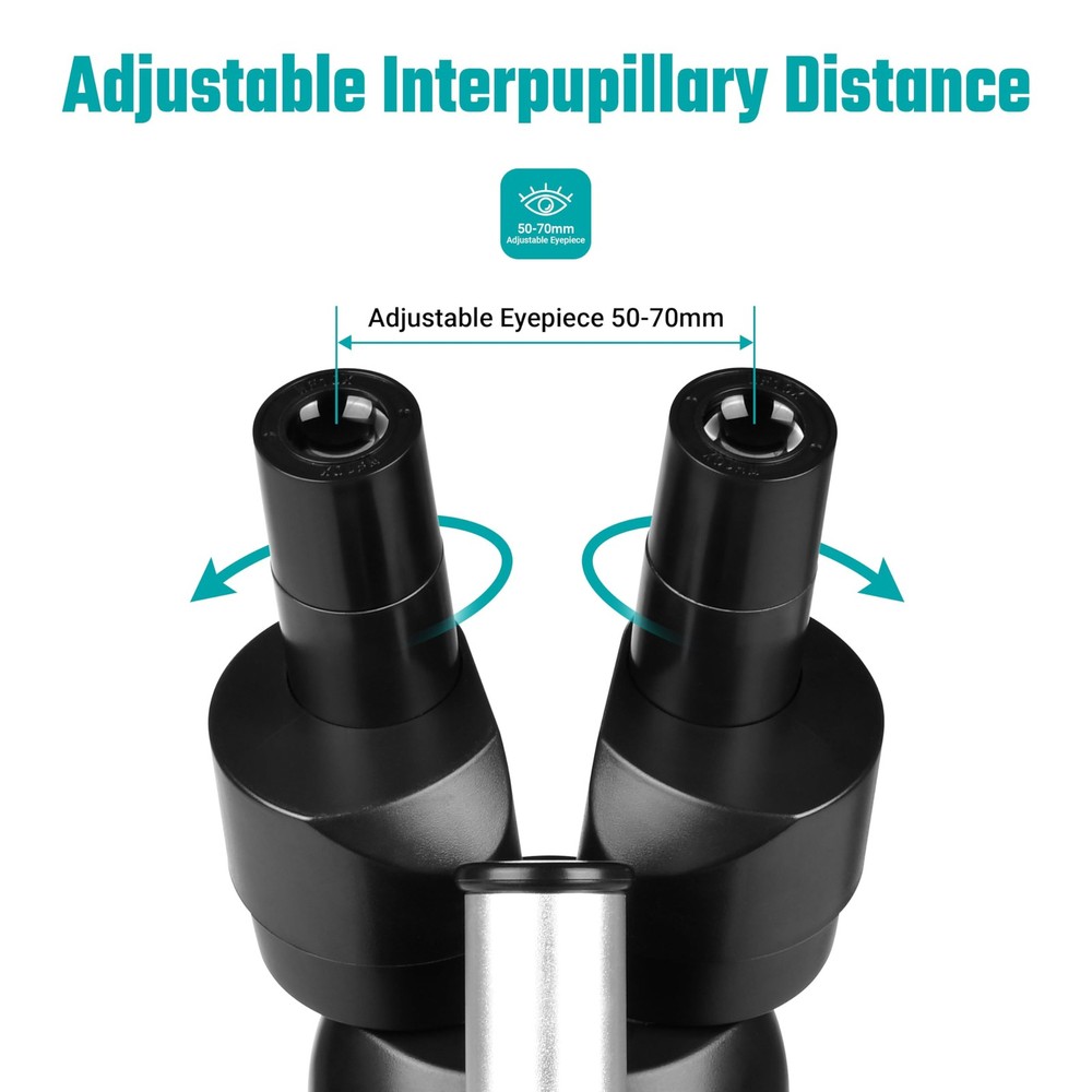 Mounted Binocular Stereo Microscope, Microscopes, Portable Biological Microscope