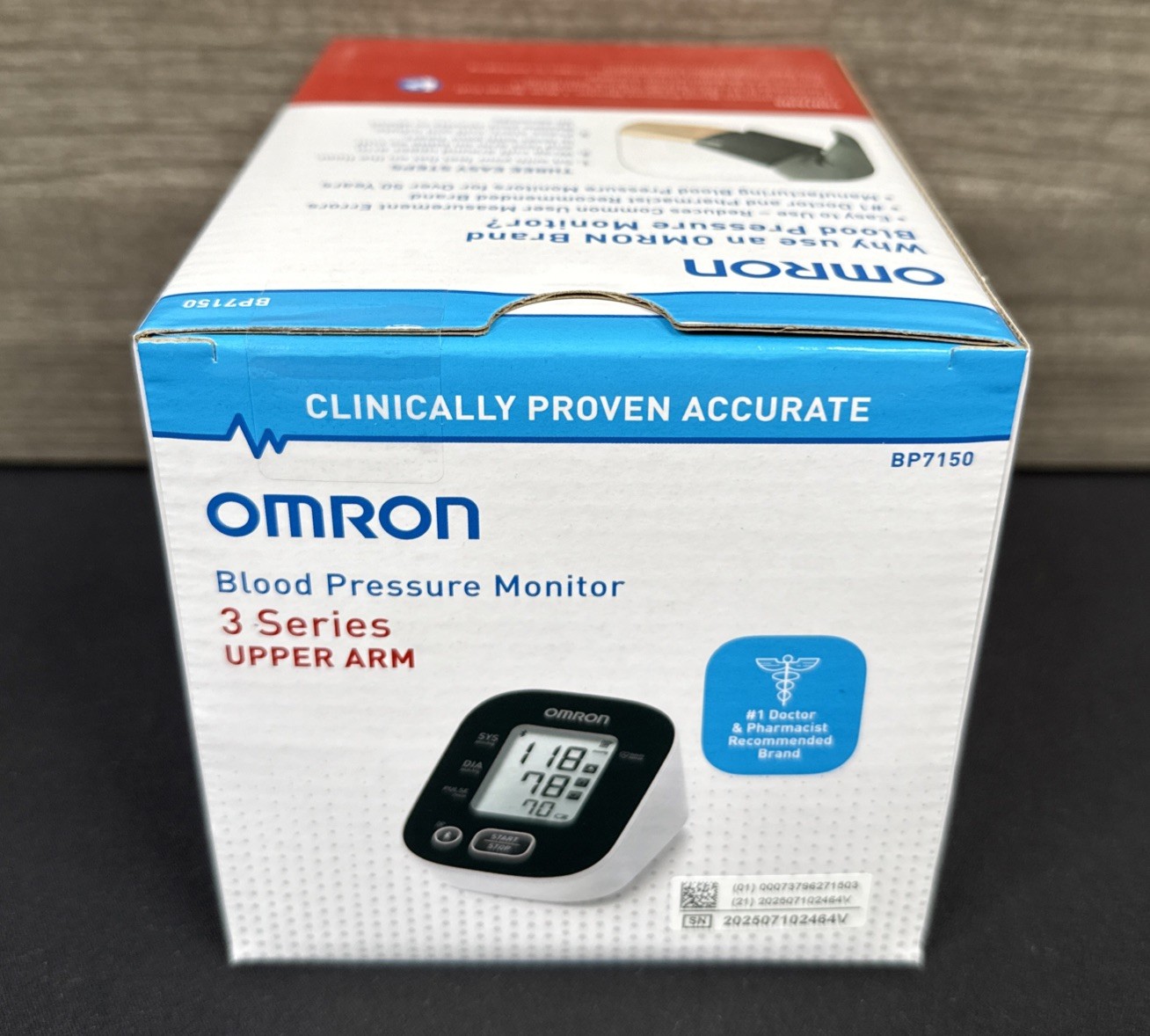 Omron 3 Series Blood Pressure Monitor BP7150 Upper Arm Automatic Digital