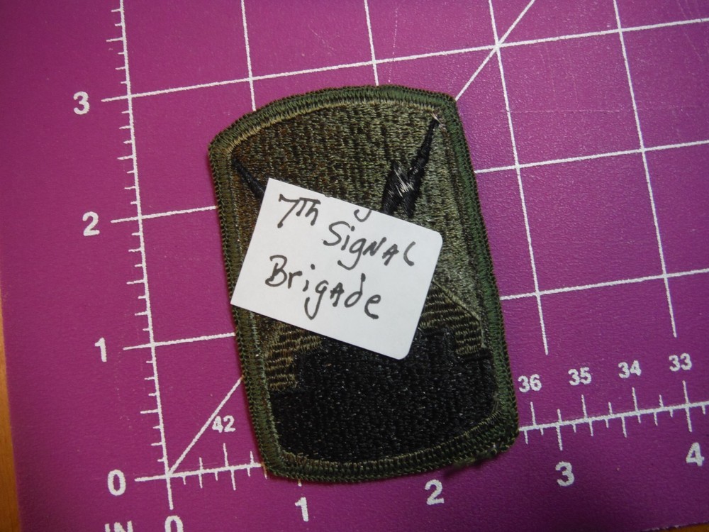 US Army Subdued Patch 7th SIGNAL Brigade