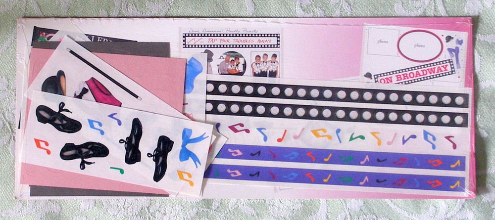Creative Memories Dance Combination Pack Stickers Die Cuts