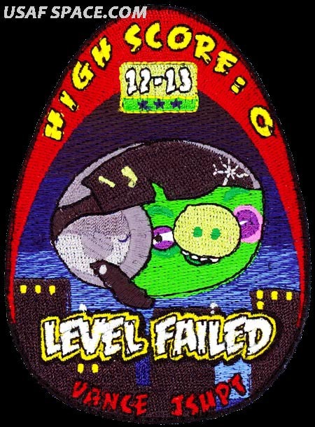 USAF SPECIALIZED PILOT TRAINING CLASS- 2012-13- LEVEL FAILED- HIGH SCORE- PATCH