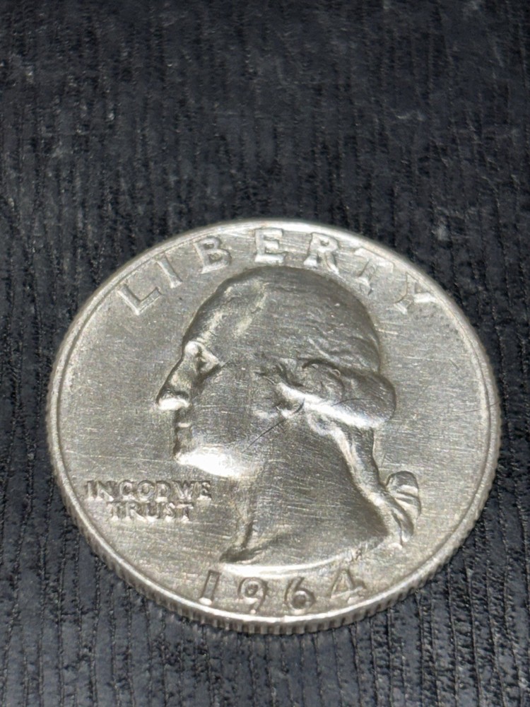 1964-D Silver Washington Quarter ***FILLED D MINT MARK!!!