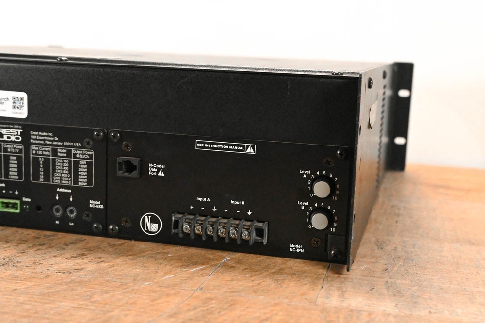 Crest Audio CKS800 Power Processing Amplifier CG01QC1