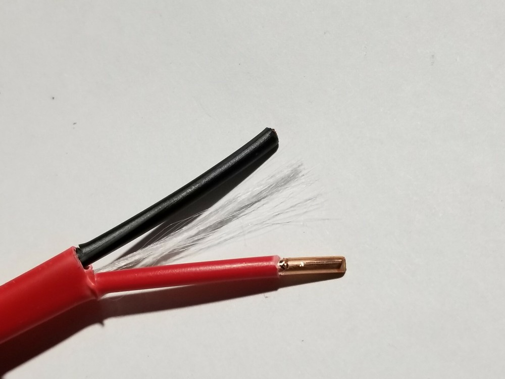 Lake Cable P122F 12/2C Solid Plenum Fire Alarm Cable Wire CMP/FPLP Red /50ft