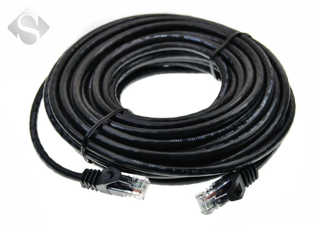 MLA Knightsbridge NETC610M Ten Metres Black UTP Cat6 Networking Cable