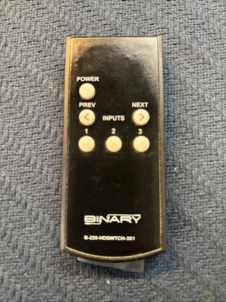 Binary HDMI Switch Remote B-220-HDSWTCH-3x1