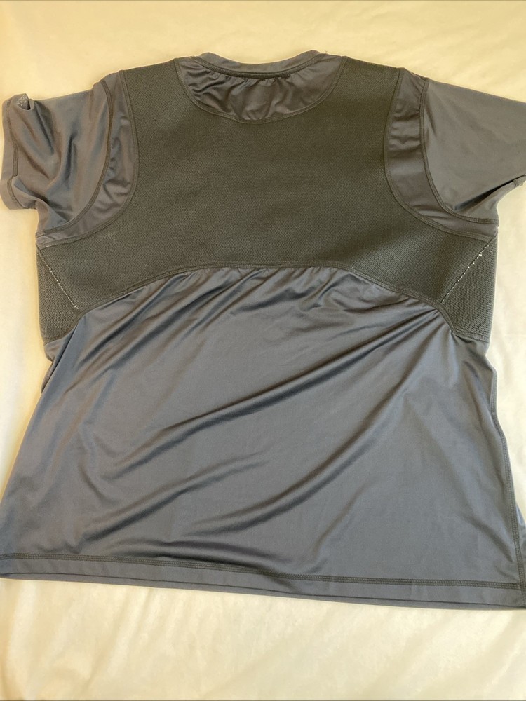 Cabelas Tactical Concealed Carry Compression Shirt 3XL Black Holster Pockets