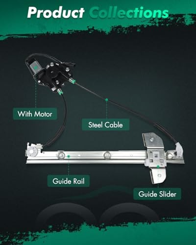 741-156 5278397AA Front Driver Side Window Regulator W/Motor Compatible for