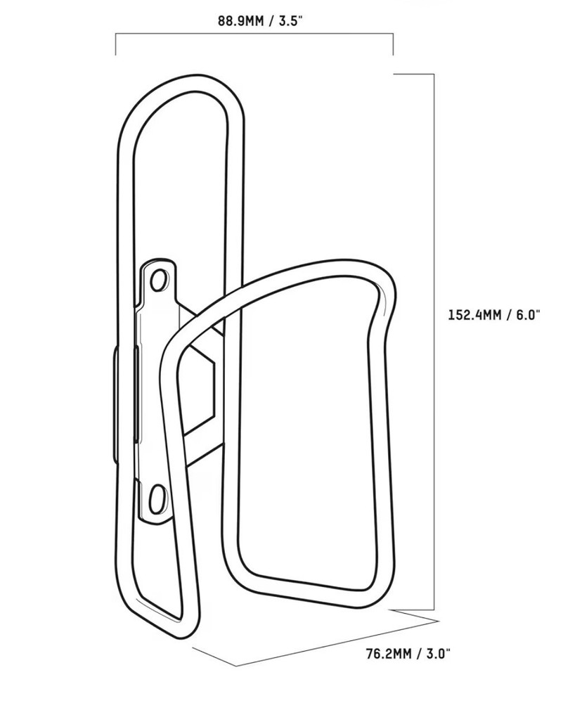 Blackburn Comp Aluminum Bottle Cage-Silver