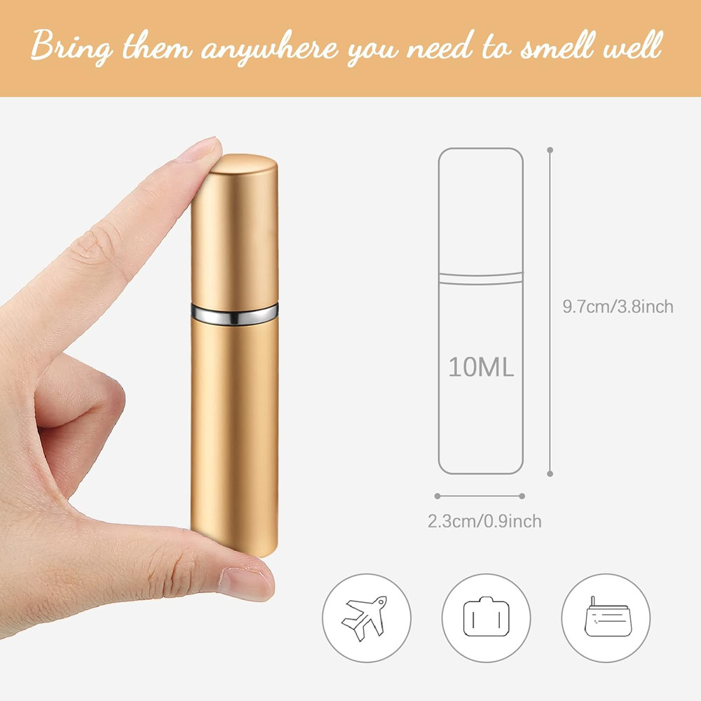 14 Pcs 10 Ml Perfume Travel Refillable Atomizer Multicolor Mini Fragrance Sample