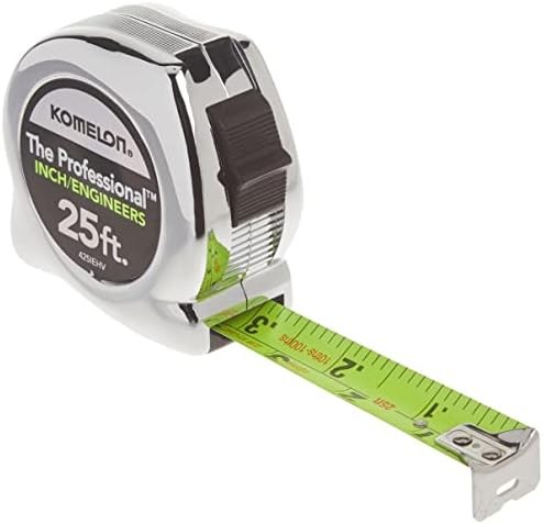 High Visibility Tape Measure 25 Ft Inch Engineer Scale