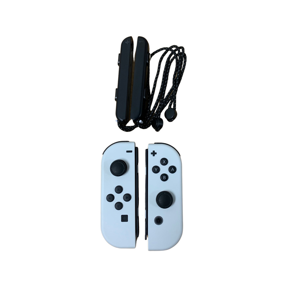 Genuine Nintendo Switch - OLED Switch Joy-Con Pair (L+R) - White - VG