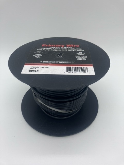 10 Gauge Primary Wire 100% Fine-Stranded Copper Made in the USA Lot NOT CCA