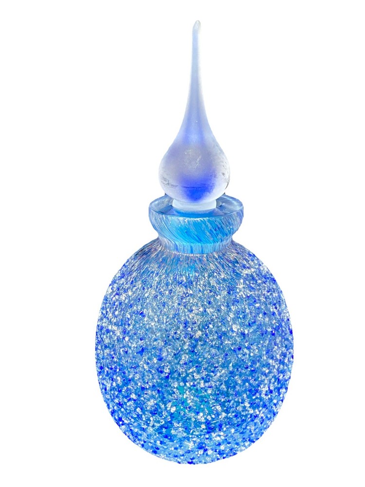 3 Vintage Geode Perfume Bottles - Read