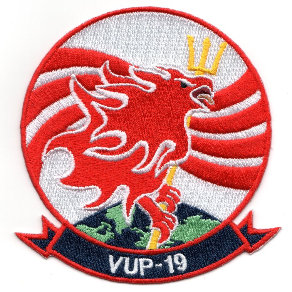 4" VUP-19 PATROL SQUADRON EMBROIDERED JACKET PATCH