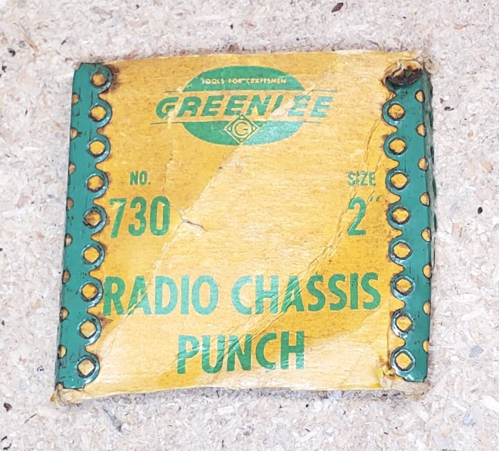 Greenlee No. 730 - 2" diameter punch - knockout