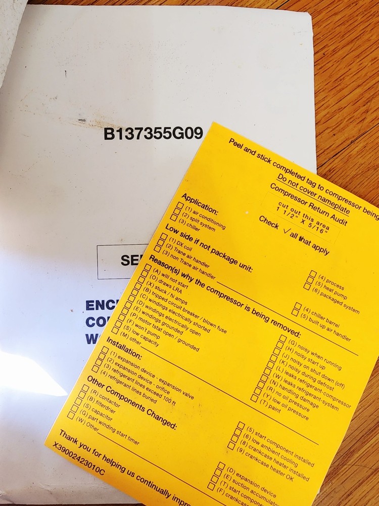 Trane AP19A-8A1-JA Compressor