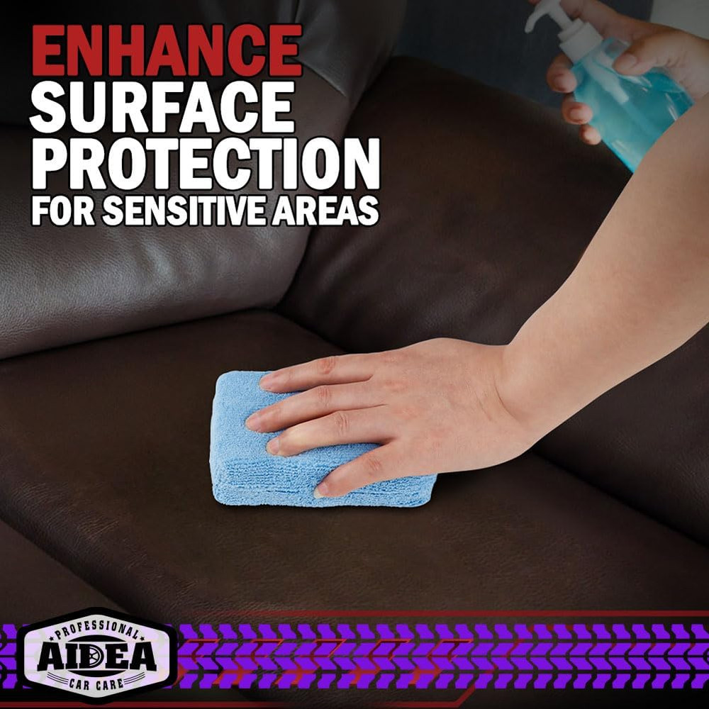 Microfiber Applicator Pad-8Pack, Car Wash Sponge, Premium Microfiber Sponge a...