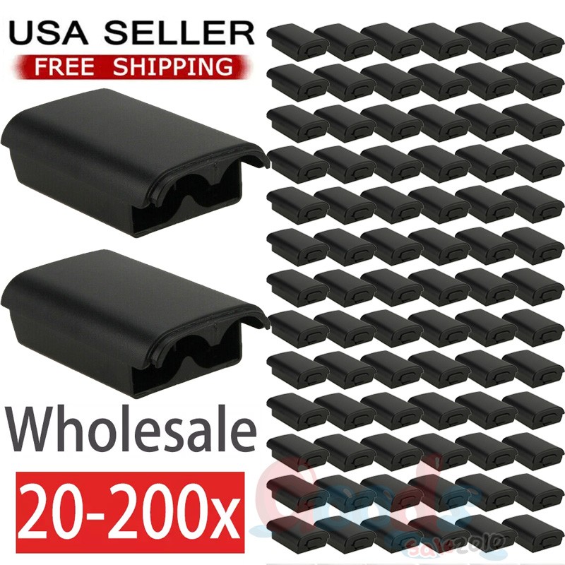 Bulks AA Battery Back Cover Shell Case Pack For Xbox 360 Wireless Controller