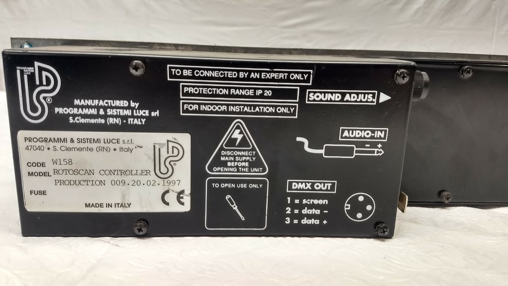 * LOT OF 2 * Programmi Sistemi Luce Rotoscan Controllers