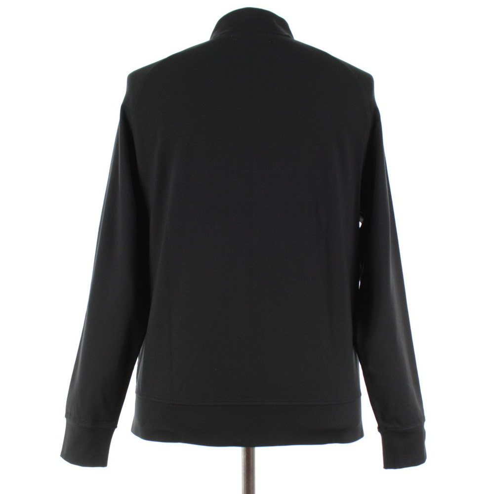 Patrick Assaraf NWOT Quilted Mixed Media Jacket Size Large In Solid Black