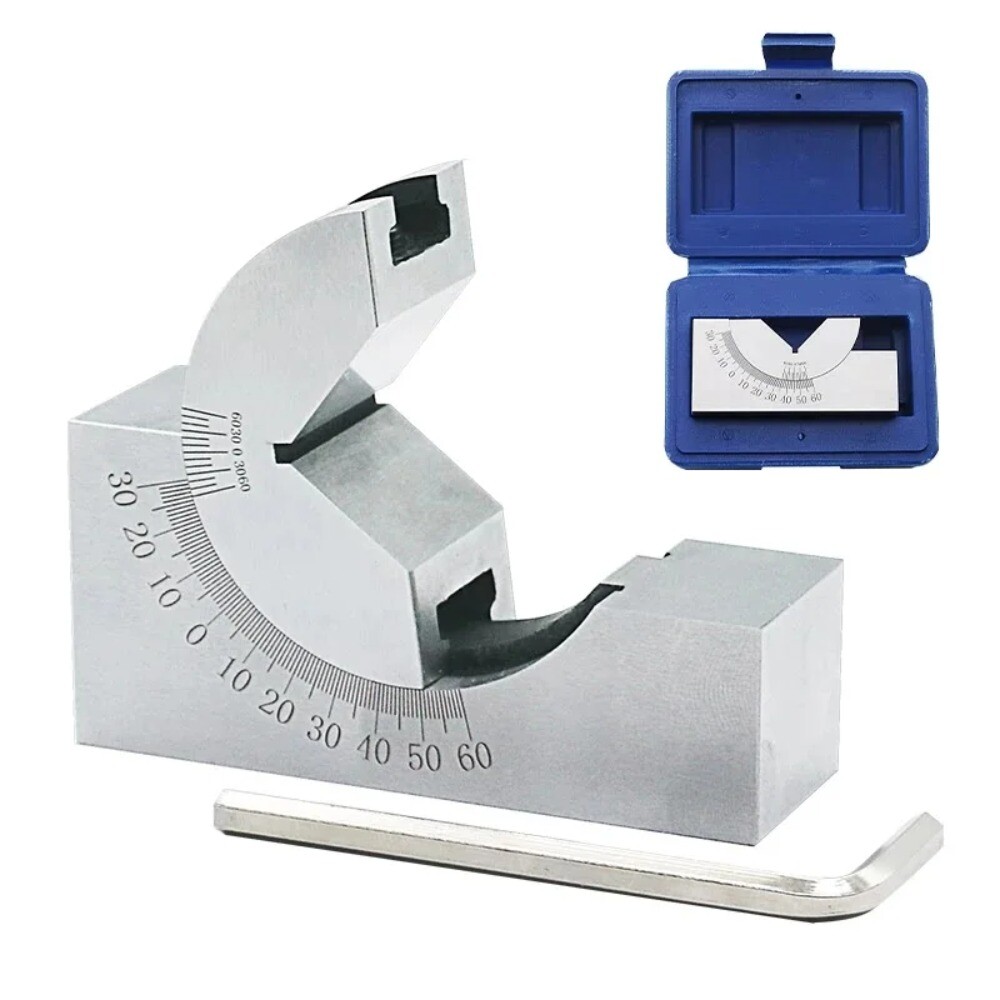 AP25 Precision Gauge Micro Adjustable Angle V Block Milling Setup 0 To 60