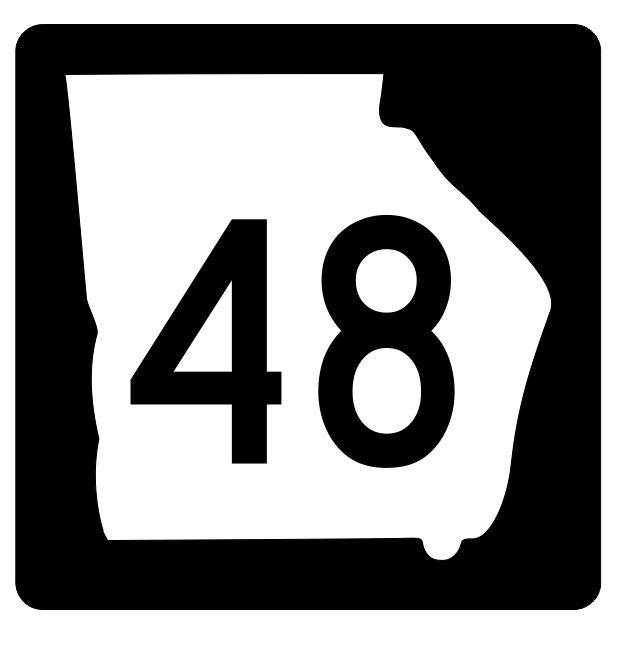 Georgia State Route 48 Sticker Decal
