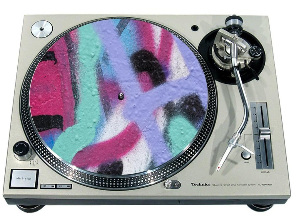 Slipmat Scratch Pad Felt for any 12" Turntable LP DJ Record Player GRAFFITI 16