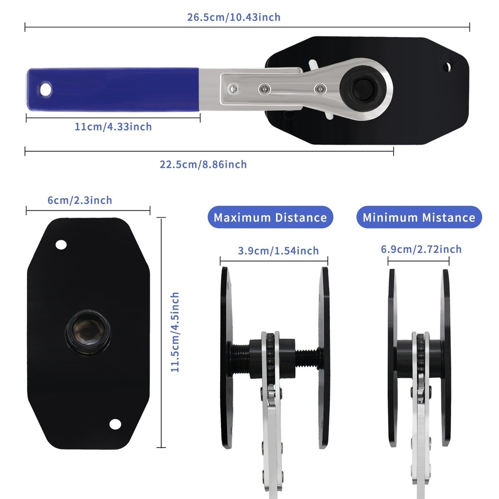 Brake Caliper Compression Tool, Universal Caliper Piston Compressor... Fast Ship