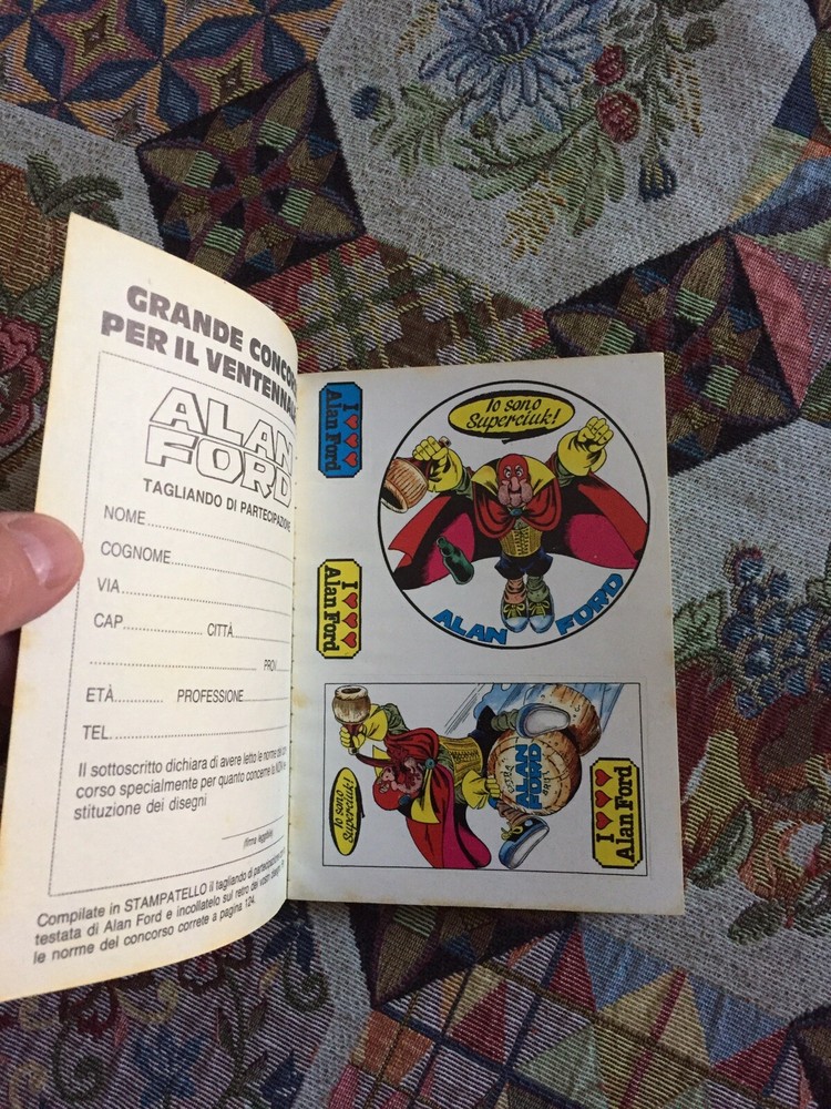 1988 Alan Ford No.226 Surprise Final With Stickers