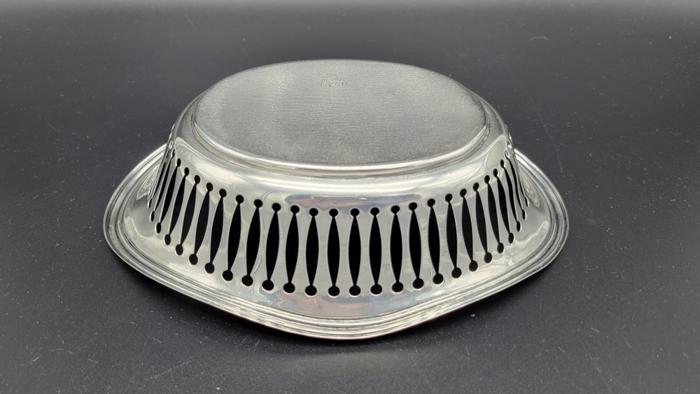 Vintage MAUSER STERLING SILVER PIERCED BOWL