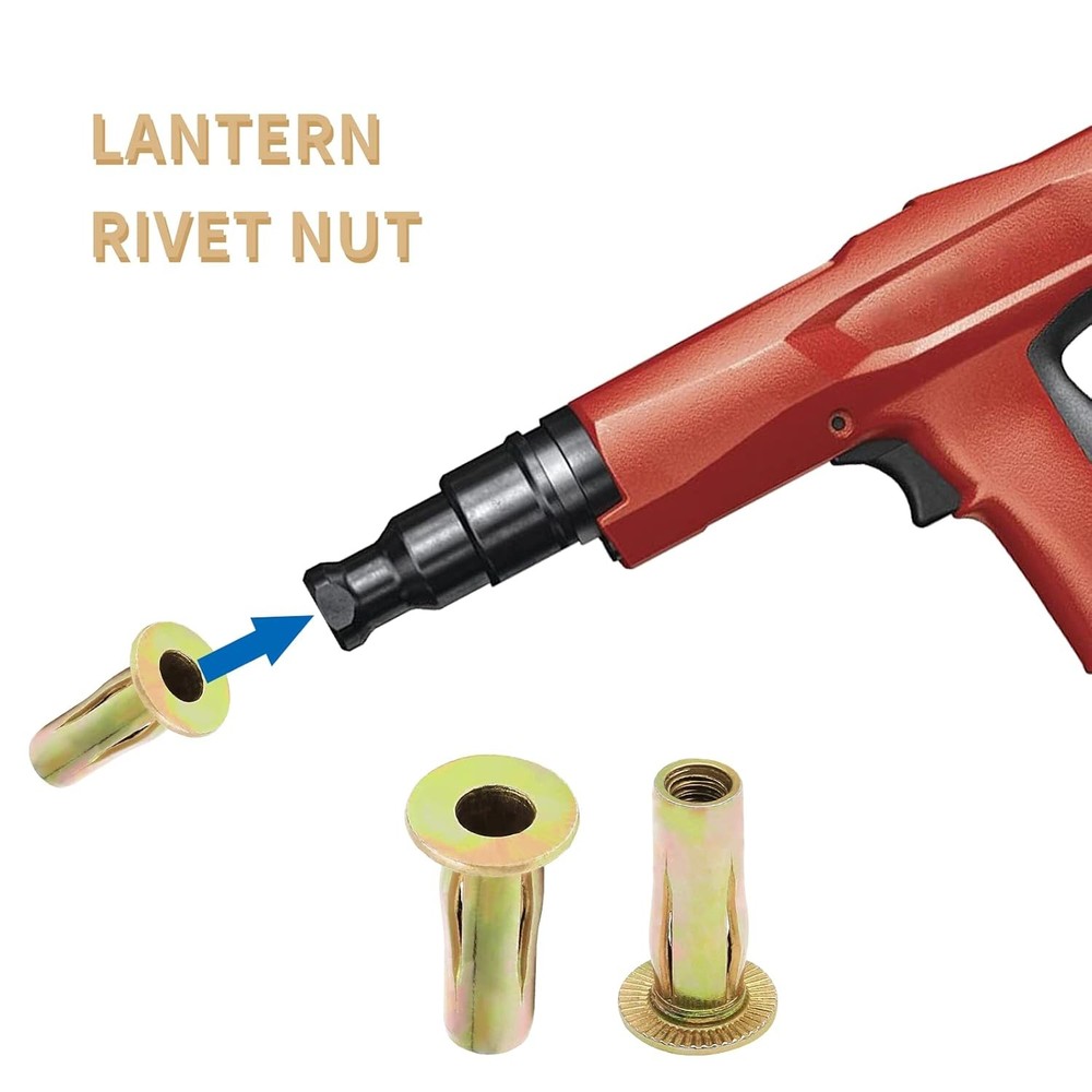 25pcs Multi-Grip Rivet-Nut Pre Bulbed Threaded Inserts, 1/4-20 Heavy