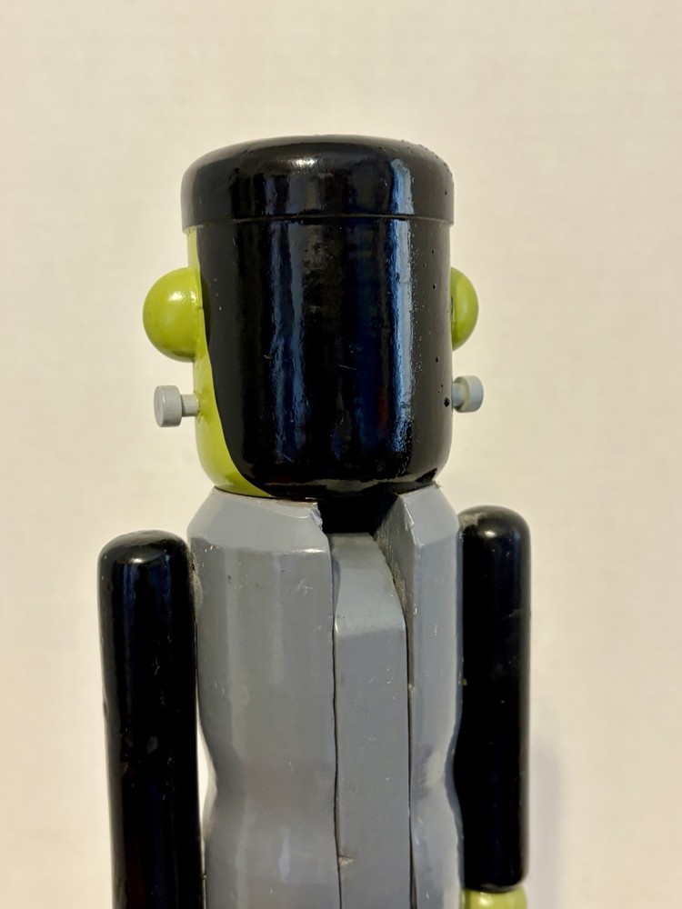 2011 Wooden 15” Frankenstein Monster Nutcracker Halloween decor